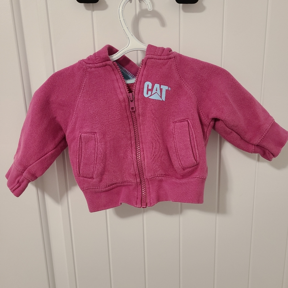 🌟5/$25 Caterpillar Hooded Sweater Size 9 Months